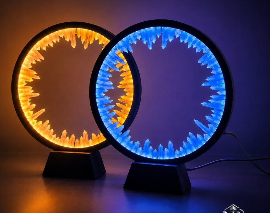 Projeto: a Luminária Anel de Cristal